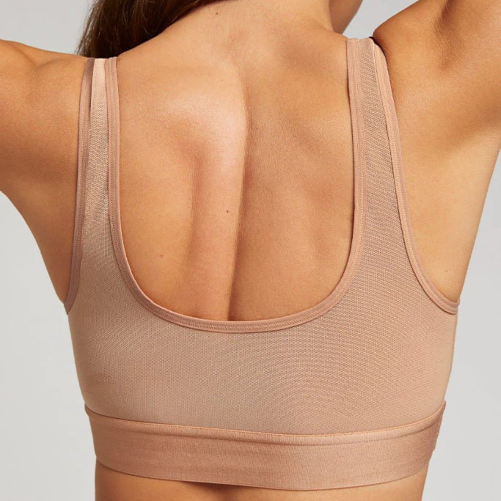 Negative Sieve Bra Color Buff Sz 2 EUC